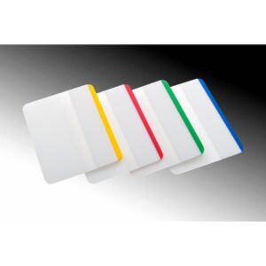 Post-it Tabs, 2 in., Lined, 6 Assorted Primary Colors, 24 Tabs