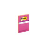 Post-it Super Sticky Notes, Lined, 4 in x 6 in, Assorted Brights, 3 Pads