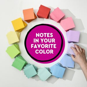 Post-it Super Sticky Notes, 3″ x 3″, Purple, 5 Pads/Pack