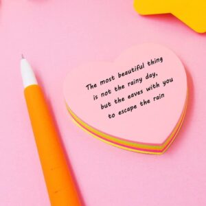 RETON 12Pcs Sticky Notes, Bright Colors Self-Stick Pads, 6 Different Shapes Super Sticking Power Memo Pads, Strong Adhesive,100 Sheets/Pad for Home Office Meeting Notebook(76mm x 76 mm)