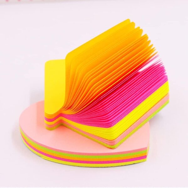 RETON 12Pcs Sticky Notes, Bright Colors Self-Stick Pads, 6 Different Shapes Super Sticking Power Memo Pads, Strong Adhesive,100 Sheets/Pad for Home Office Meeting Notebook(76mm x 76 mm)