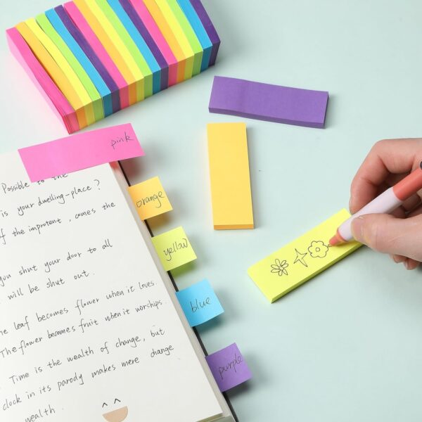 Mr. Pen- Sticky Notes, 1×3 Inch, 2160 Sheets, Bright Colors, Small Sticky Notes