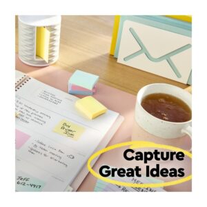 Post-it Notes, 3 in x 3 in, Canary Yellow, 4 Pads/Pack