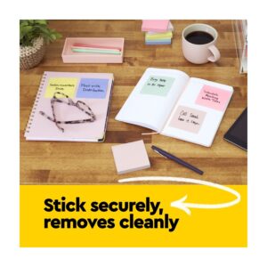 Post-it Notes, 3 in x 3 in, Canary Yellow, 4 Pads/Pack