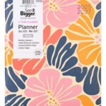 See it Bigger Monthly Planner Large (8.5″ x 11″) Pink Floral, 2 year, APR 2025-Mar 2027