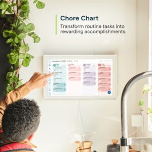 Skylight 15 inch All-in-One Touchscreen Family Calendar and Chore Chart Wall Calendar, White - Image 9