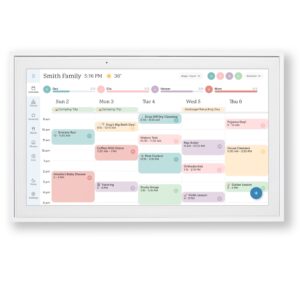 Skylight 15 inch All-in-One Touchscreen Family Calendar and Chore Chart Wall Calendar, White - Image 10