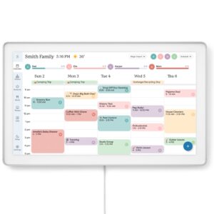 Skylight 15 inch All-in-One Touchscreen Family Calendar and Chore Chart Wall Calendar, White - Image 11