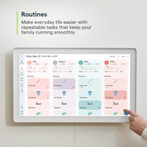 Skylight 15 inch All-in-One Touchscreen Family Calendar and Chore Chart Wall Calendar, White - Image 12