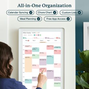 Skylight 15 inch All-in-One Touchscreen Family Calendar and Chore Chart Wall Calendar, White - Image 13