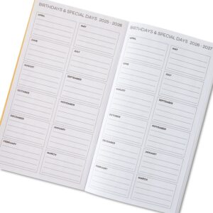 Pen+Gear April 2025-March 2027 Monthly Planner, Big Plans, 3.75" x 6.75" - Image 4