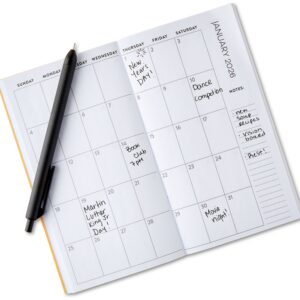Pen+Gear April 2025-March 2027 Monthly Planner, Big Plans, 3.75" x 6.75" - Image 5