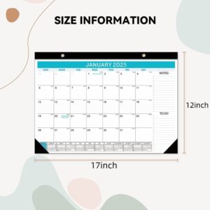 Desk Calendar for Jan 2025 - June 2026, Monthly Wall Calendar for Home or Office, 17" x 12" - Image 5