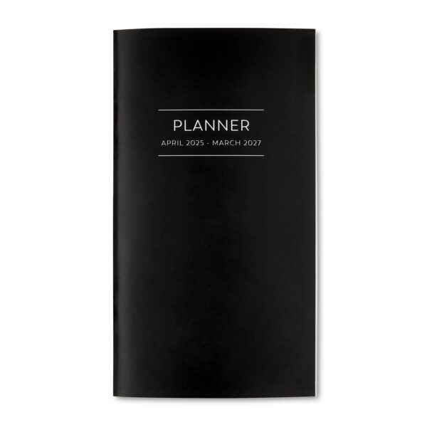 Pen+Gear April 2025-March 2027 24-Month Monthly Planner, Black, 3.75″ x 6.75″ Pen+Gear April 2025-March 2027 24-Month Monthly Planner, Black, 3.75″ x 6.75″