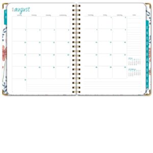 Academic Year 2025-2026 Planner, June 2025 - July 2026, 8.5"x11" Daily Weekly Monthly Planner Yearly Agenda, Hardcover, Bookmark, Pocket Folder and Sticky Note Set (Colorful Botanicals) - Image 7
