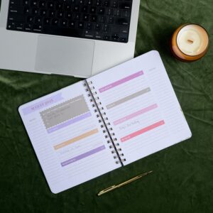 Think Ink Monthly Weekly Med. (6.75" x 8.37") Cream Wildflower 15 Month Apr 2025 - Jun 2026 Planner - Image 2