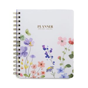 Think Ink Monthly Weekly Med. (6.75" x 8.37") Cream Wildflower 15 Month Apr 2025 - Jun 2026 Planner - Image 10
