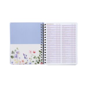 Think Ink Monthly Weekly Med. (6.75" x 8.37") Cream Wildflower 15 Month Apr 2025 - Jun 2026 Planner - Image 11