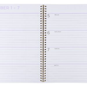 See it Bigger Monthly Weekly Planner Large (9.25″ x 11″) Blue Floral, 15 month, Apr 2025-Jun 2026