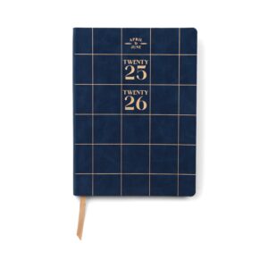 Think Ink Monthly Weekly Med. (5.625" x 7.875") Navy Grid 15 Month Apr 2025 - Jun 2026 Flex Planner - Image 2