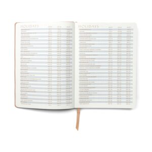Think Ink Monthly Weekly Med. (5.625" x 7.875") Navy Grid 15 Month Apr 2025 - Jun 2026 Flex Planner - Image 6