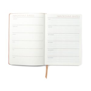 Think Ink Monthly Weekly Med. (5.625" x 7.875") Navy Grid 15 Month Apr 2025 - Jun 2026 Flex Planner - Image 7