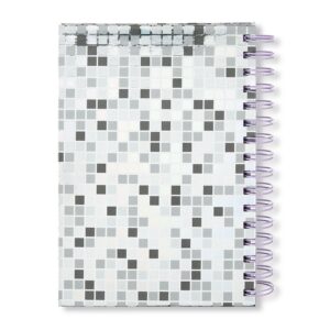 Pen+Gear 13-Month Monthly Planner, Disco, 6.3" x 8.3", Silver, July 2025-July 2026 - Image 2