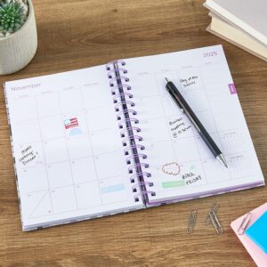 Pen+Gear 13-Month Monthly Planner, Disco, 6.3" x 8.3", Silver, July 2025-July 2026 - Image 3