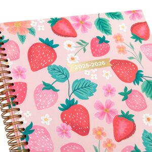 Mintgreen Monthly Weekly Large (9"x 10.75") Pink Strawberry 15 Month Apr 2025-Jun 2026 - Image 7