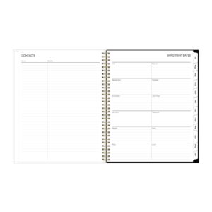Blue Sky Monthly Weekly Large Planner, 8.5" x 11", White Black Dots 15-Month (April 2025 - June 2026) - Image 7
