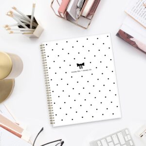 Blue Sky Monthly Weekly Large Planner, 8.5" x 11", White Black Dots 15-Month (April 2025 - June 2026) - Image 11