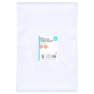 Pen+Gear Self-Seal Poly Flexible Mailers, 5 (10.5 in. x 16 in.), White, 25-Count - Image 12