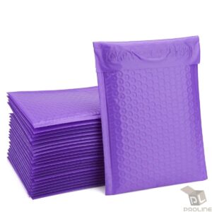 ProLine® Extra Wide Purple Poly Bubble Mailers Envelopes Bags 6″ x 10″ (25 Mailers)