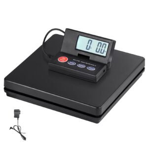 KFFKFF Electronic Freight Weighing Device, 110 lbs x 0.07 oz. Robust Mail Weigher with Timer, Tare, Hold Feature, 90° Adjustable LCD Display Parcel Weigher for Suitcases, Household, Postal Service - Image 1