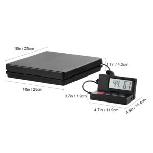 KFFKFF Electronic Freight Weighing Device, 110 lbs x 0.07 oz. Robust Mail Weigher with Timer, Tare, Hold Feature, 90° Adjustable LCD Display Parcel Weigher for Suitcases, Household, Postal Service - Image 3