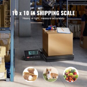 KFFKFF Electronic Freight Weighing Device, 110 lbs x 0.07 oz. Robust Mail Weigher with Timer, Tare, Hold Feature, 90° Adjustable LCD Display Parcel Weigher for Suitcases, Household, Postal Service - Image 8