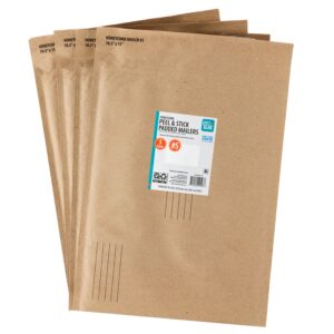 Pen+Gear Self-Seal Honeycomb Padded Mailers, 10.5 in x 15 in, 5 Count - Image 4