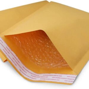 supplyhut 10 5 10.5x16 Kraft Paper Bubble Padded Envelopes Mailers Case 10.5''x16'', Gold - Image 5