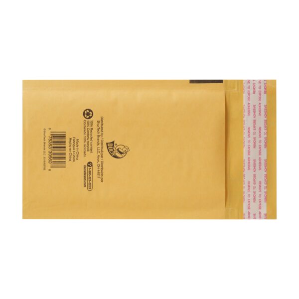 Duck Self-Seal Kraft Bubble Mailer 000, 4″ x 7″, Solid Print, 2 Pack