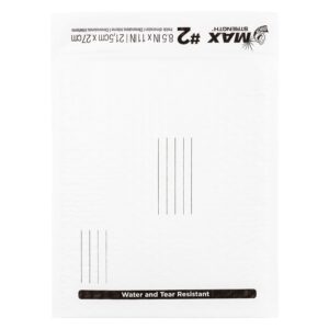 Duck Max Strength Self-Sealing Poly Bubble Mailer 2, 8.5″ x 11″, Solid White