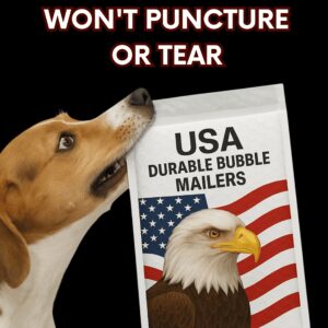 USA Durable Bubble Mailers – 6 x 10" Black Poly Padded Shipping Envelopes, 6 x 9" Usable Space, 30-Pack – Sourced in California - Image 5