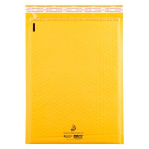 Duck Self-Seal Kraft Bubble Mailer 5, 10.5" x 15", Solid Print, 2 Pack - Image 5