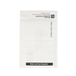 Pen+Gear White Self-Sealing Poly Bubble Mailers, Padded Envelopes, 6" x 9," 1 Pack - Image 1