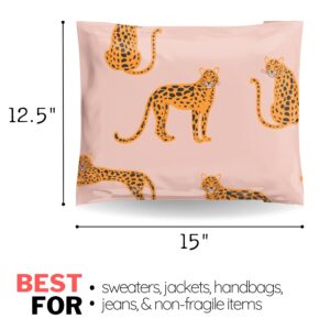 a la mode Mailers Animal Print Cheetah Strawberry Safari Reusable 12.5x15 Poly Mailers 50 Pack - Image 6