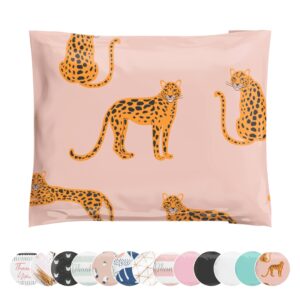 a la mode Mailers Animal Print Cheetah Strawberry Safari Reusable 12.5x15 Poly Mailers 50 Pack - Image 11