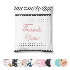 a la mode Mailers Animal Print Cheetah Strawberry Safari Reusable 12.5x15 Poly Mailers 50 Pack - Image 70
