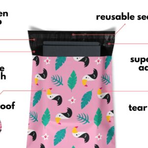 a la mode Mailers Animal Print Cheetah Strawberry Safari Reusable 12.5x15 Poly Mailers 50 Pack - Image 96