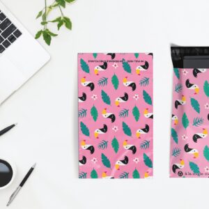 a la mode Mailers Animal Print Cheetah Strawberry Safari Reusable 12.5x15 Poly Mailers 50 Pack - Image 97