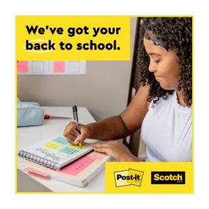 Post-it Super Sticky Notes, 3 in x 3 in, Bright Pink, 1 Pad