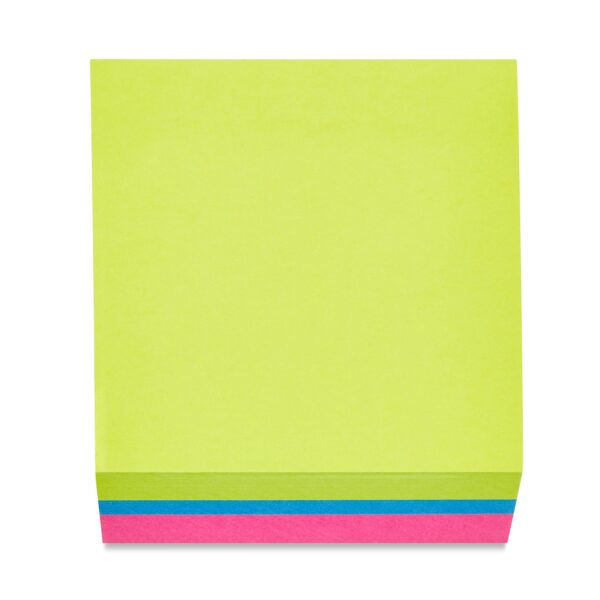 Pen+Gear Sticky Notes Cube, Multicolor, 3” x 3”, 400 Sheets